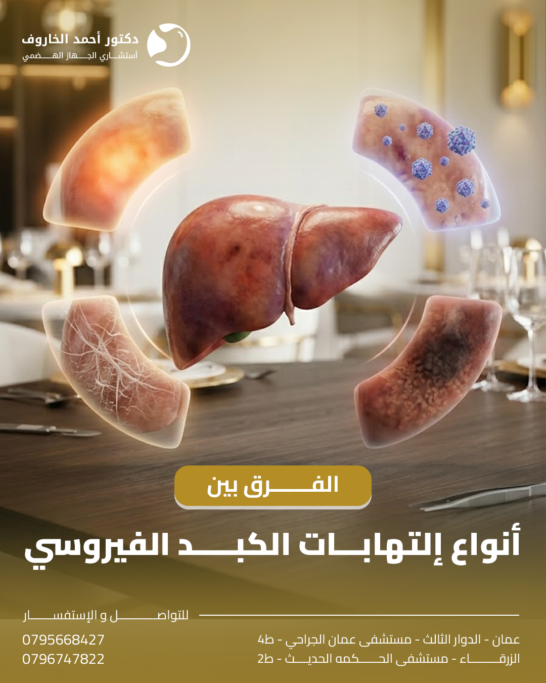 أنواع التهابات الكبد الفيروسي